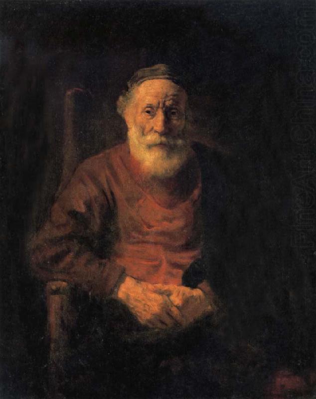 Portrait of Old Man in Red, REMBRANDT Harmenszoon van Rijn